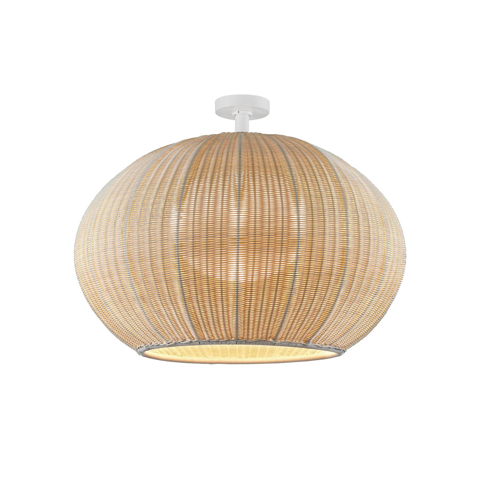 Bover LED-Außen-Deckenlampe Garota, weiß/elfenbeinfarben Bover LED-Außen-Deckenlampe Garota, weiß/elfenbeinfarben von Bover
