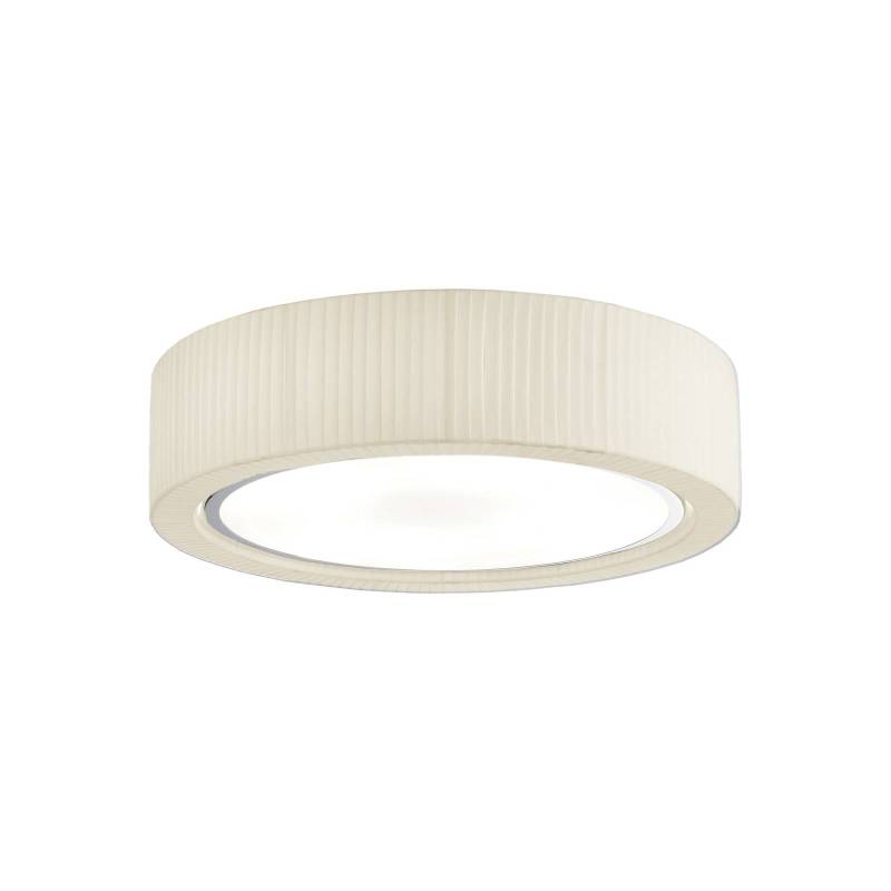 Bover LED-Deckenlampe Urban, silber-/cremefarben, Ø 60 cm von Bover