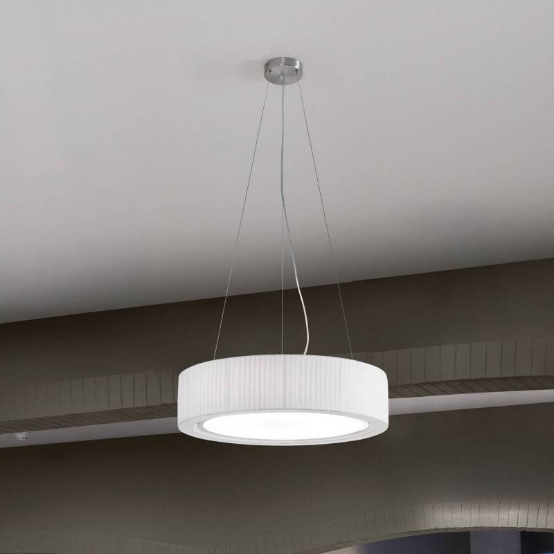 Bover LED-Deckenlampe Urban, silberfarben/weiß, Ø 60 cm von Bover