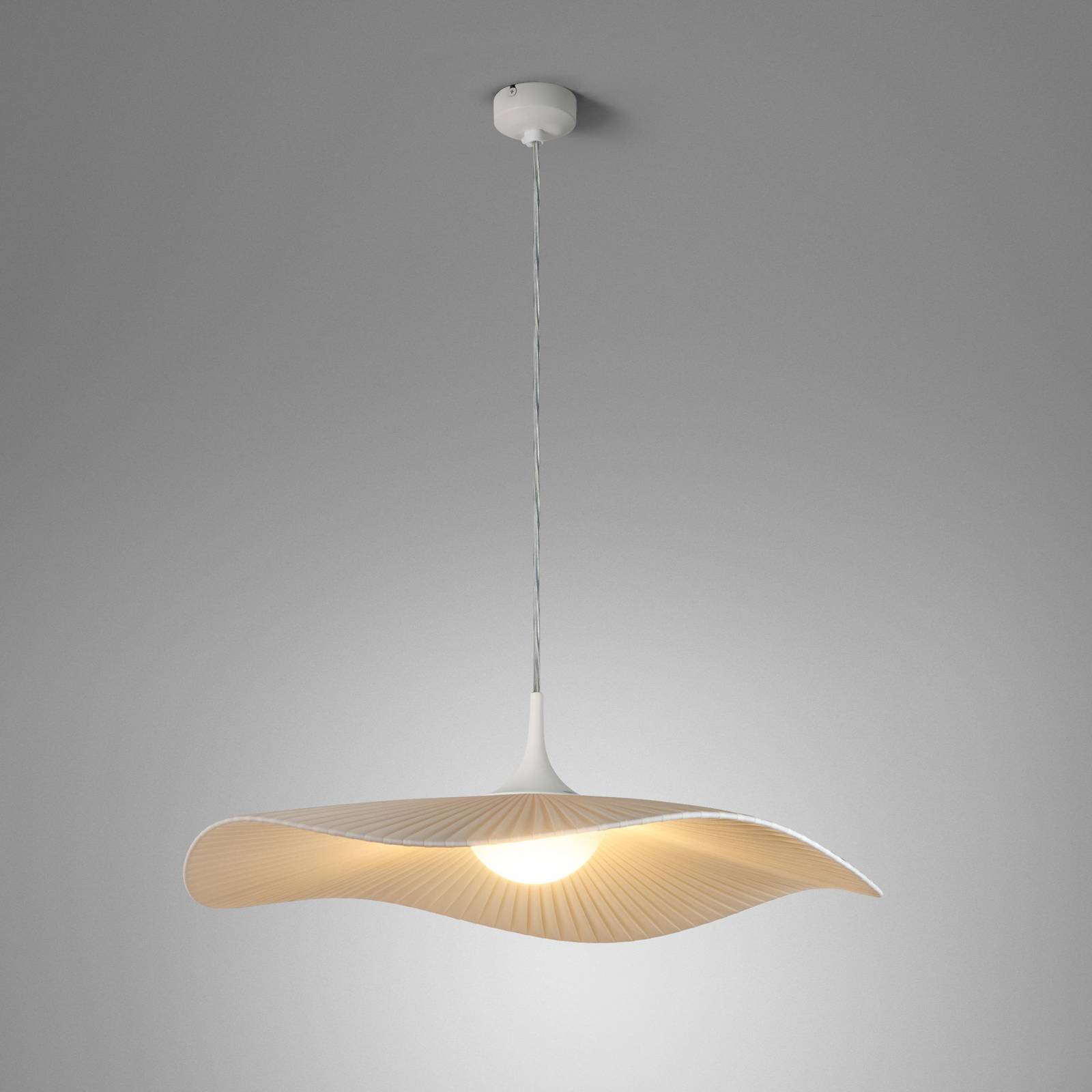 Bover LED-Hängelampe Mediterránia, cremefarben, Ø 52 cm Bover LED-Hängelampe Mediterránia, cremefarben, Ø 52 cm von Bover