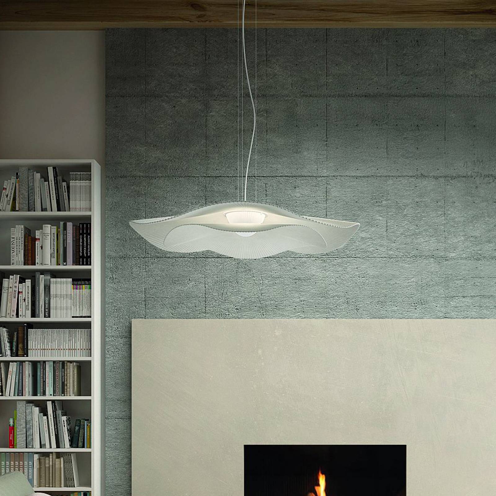 Bover LED-Hängelampe Mediterránia S/105.2, weiß/cremefarben Bover LED-Hängelampe Mediterránia S/105.2, weiß/cremefarben von Bover