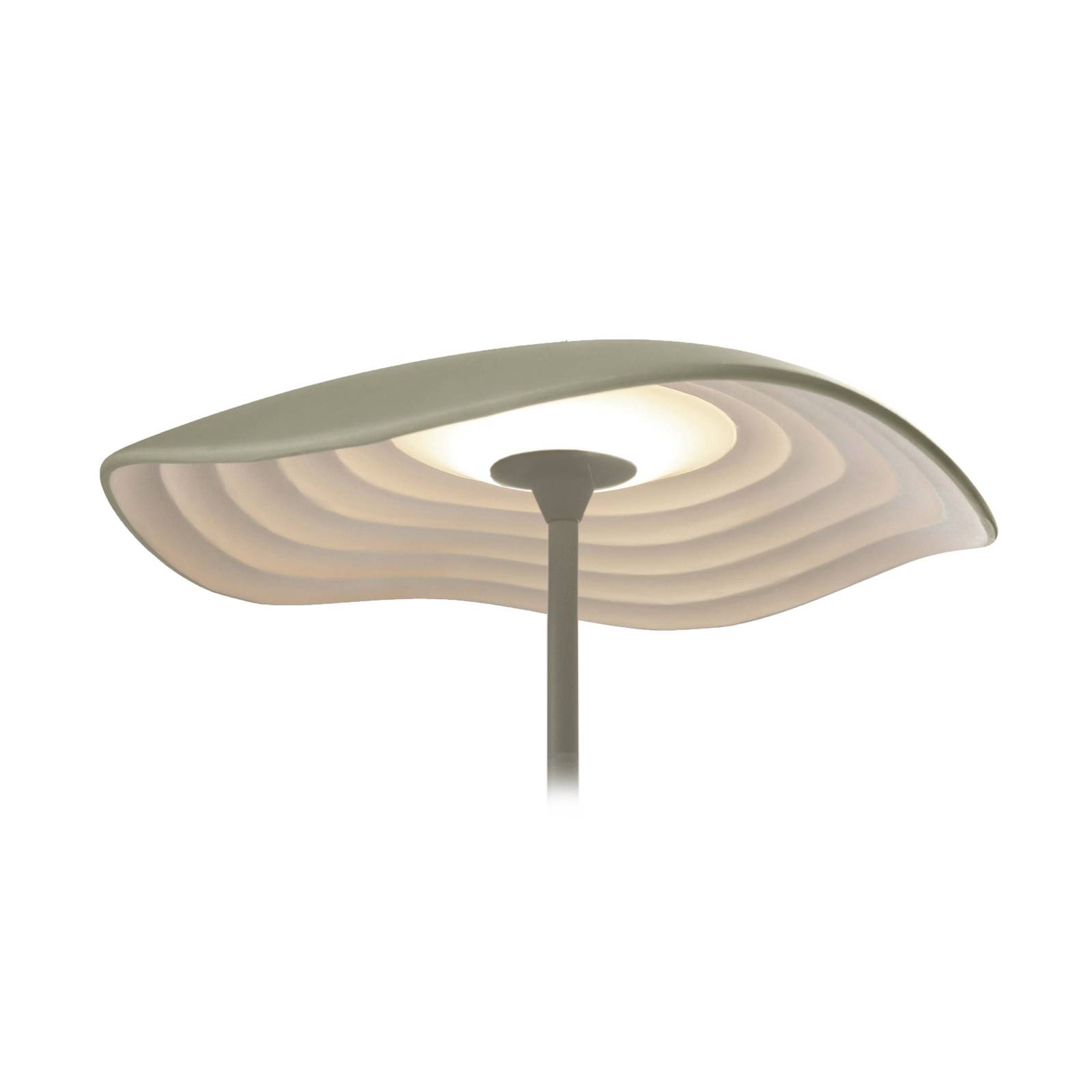 Bover LED-Tischlampe Valentina M/29, olivgrau/weiß von Bover