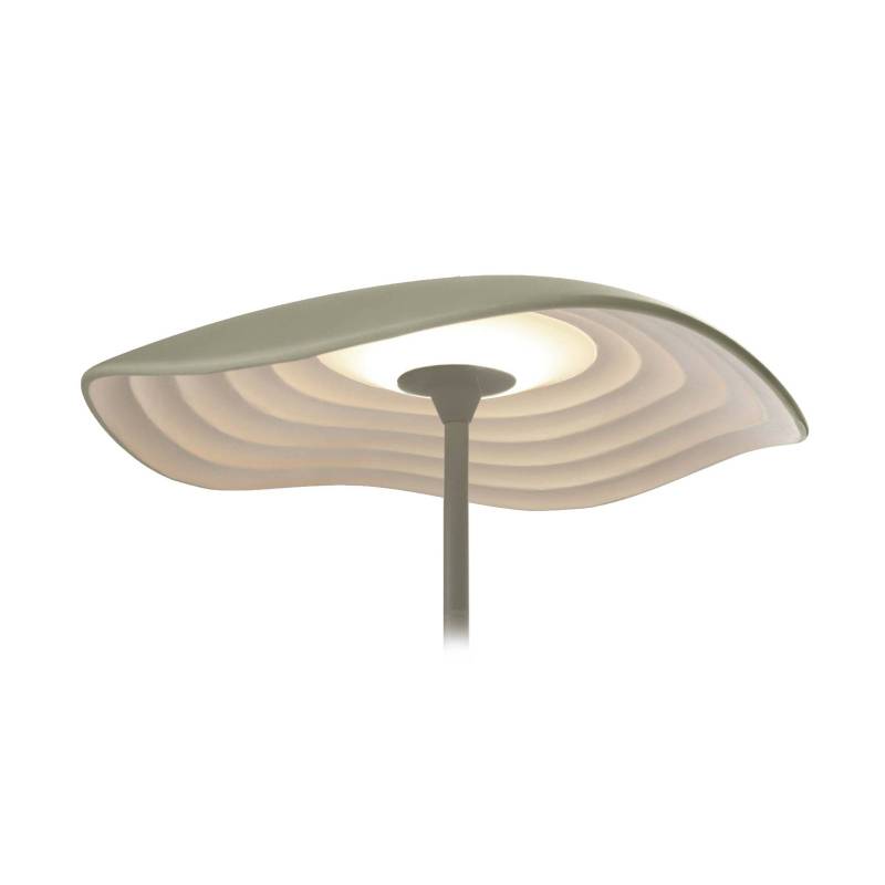 Bover LED-Tischlampe Valentina M/29, olivgrau/weiß von Bover