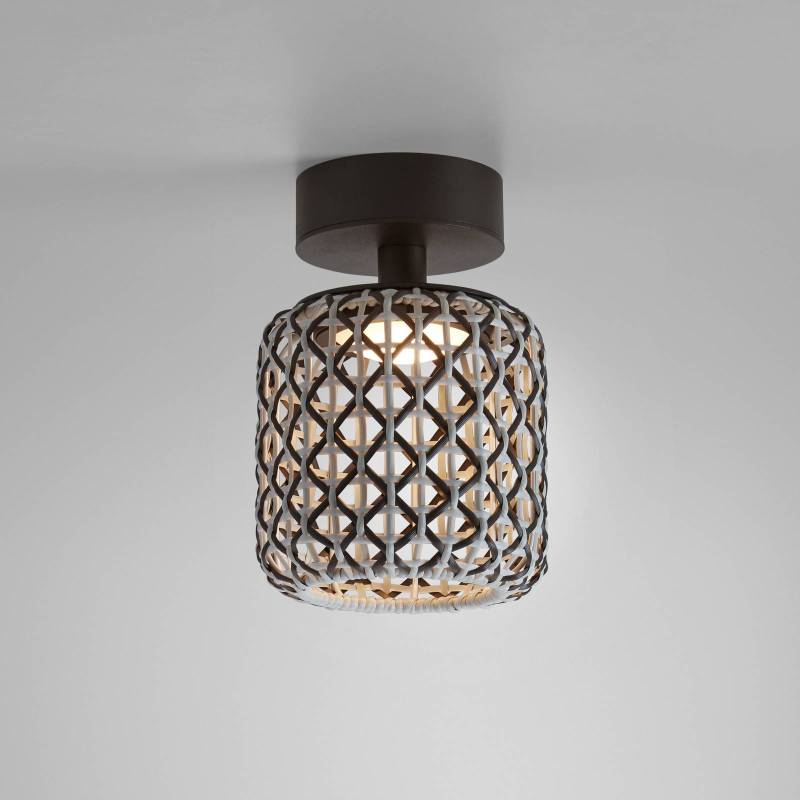 Bover Nans PF/16 LED-Außendeckenleuchte, braun von Bover