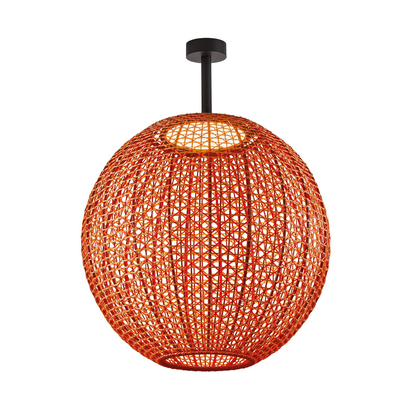 Bover Nans Sphere PF/60 LED-Außendeckenleuchte rot von Bover