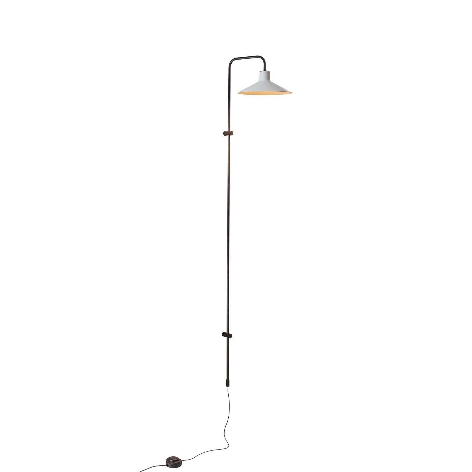 Bover Platet A05 LED-Wandlampe Dimmer, hellgrau von Bover