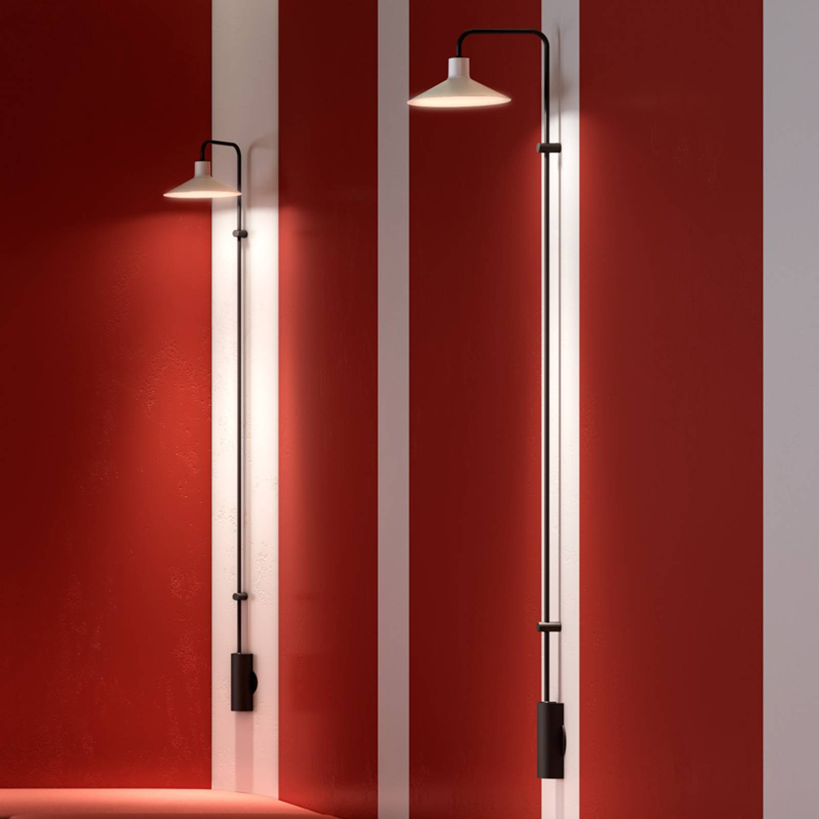 Bover Platet A06 LED-Wandlampe Schalter, hellgrau Bover Platet A06 LED-Wandlampe Schalter, hellgrau von Bover