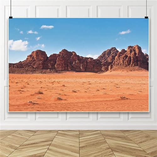 Bovlleetd 2.2x1.5m Wüste Natürliche Landschaft Hintergrund Vinyl Dämmerung Gobi Wüste Scenic Hintergrund Rock Mountains Pflanzen Backdrop Junge Erwachsene Wildnis Wandern Foto Video Shoot Dekorationen von Bovlleetd