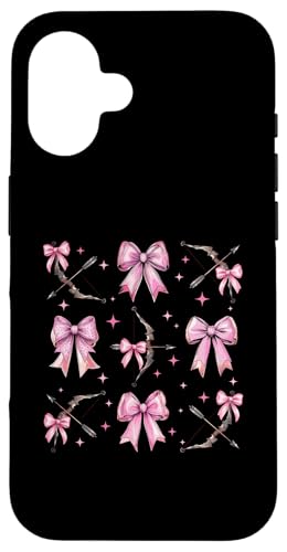 Kokette Bogen Pfeil und Bogen Jagd Bogen & Pfeil Jäger Mädchen Mama Hülle für iPhone 16 von Bow Hunting Coquette Aesthetic Girl Women Clothing