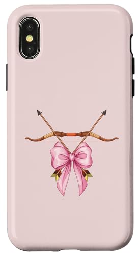 Kokette Bogen Pfeil und Bogen Jagd Bogen & Pfeil Jäger Mädchen Mama Hülle für iPhone X/XS von Bow Hunting Coquette Aesthetic Girl Women Clothing