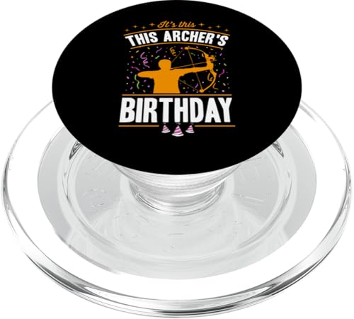 It's This Archer's Birthday Bogenschießen Geburtstagsparty-Zubehör PopSockets PopGrip für MagSafe It's This Archer's Birthday Bogenschießen Geburtstagsparty-Zubehör PopSockets PopGrip für MagSafe von Bow and Arrow Hunting Archery Birthday Supply