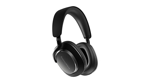 Bowers & Wilkins Px7 S3 Over-Ear-Kopfhörer mit Geräuschunterdrückung, kabellos, aptX™ Lossless, Schnellladung, 30 Stunden Wiedergabe, 8 integrierte Mikrofone - Anthrazitschwarz von Bowers & Wilkins