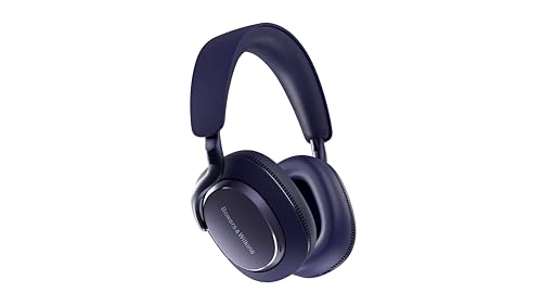 Bowers & Wilkins Px7 S3 Over-Ear-Kopfhörer mit Geräuschunterdrückung, kabellos, aptX™ Lossless, Schnellladung, 30 Stunden Wiedergabe, 8 integrierte Mikrofone - Indigoblau von Bowers & Wilkins