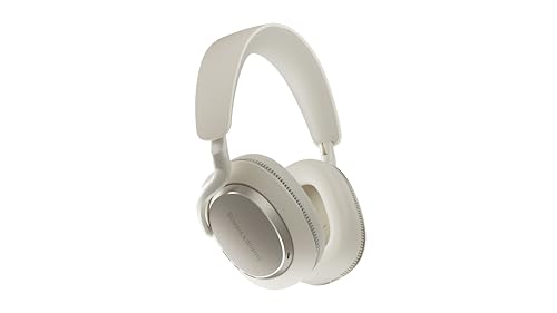 Bowers & Wilkins Px7 S3 Over-Ear-Kopfhörer mit Geräuschunterdrückung, kabellos, aptX™ Lossless, Schnellladung, 30 Stunden Wiedergabe, 8 integrierte Mikrofone - Leinwand weiß von Bowers & Wilkins