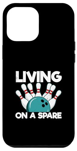 Bowlingspiel Lustiger Bowler Living On A Spare Bowling Hülle für iPhone 12 Pro Max von Bowling Team Living On A Spare Gift