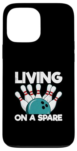Bowlingspiel Lustiger Bowler Living On A Spare Bowling Hülle für iPhone 13 Pro Max von Bowling Team Living On A Spare Gift