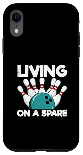 Bowlingspiel Lustiger Bowler Living On A Spare Bowling Hülle für iPhone XR von Bowling Team Living On A Spare Gift