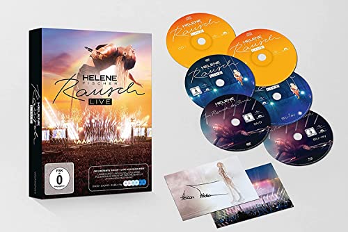 Helene Fischer Album 2022 Limitiertes Box-Set 2CD, 2DVD, 2 Blu-ray, exklusive Bonus DVD + Blu-ray "Ein Abend im Rausch" mit signierte Autogrammkarte von Helene Fischer von Box-Set