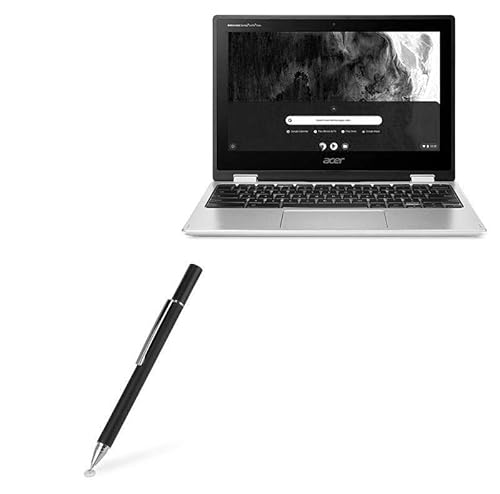 BoxWave Eingabestift für Acer Chromebook Spin 311 (CP311-2H) (Stylus Pen von BoxWave), kapazitiver FineTouch Eingabestift, Pechschwarz von BoxWave