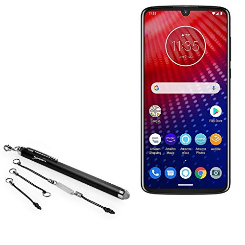 BoxWave Eingabestift für Motorola Moto Z4, Kapazitiver Eingabestift für Motorola Moto Z4, Tiefschwarz von BoxWave Corporation