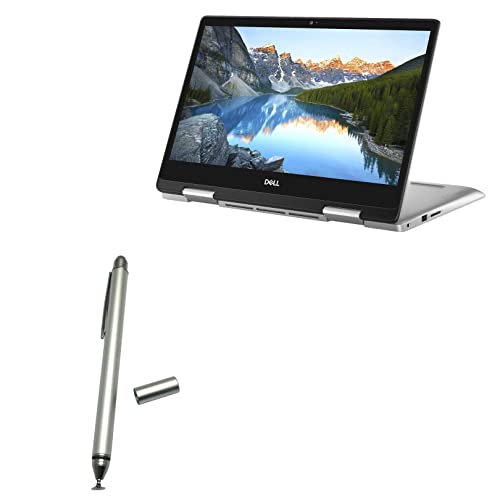 BoxWave Stylus-Eingabestift für Dell Inspiron 14 5000 2-in-1 (35,6 cm / 14 Zoll) (kapazitiver Stylus-Eingabestift mit DualTip), Silbermetallic von BoxWave Corporation