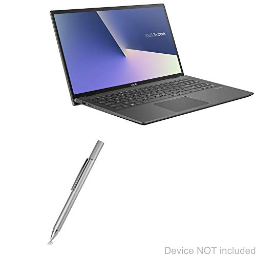 BoxWave Stylus Pen für ASUS ZenBook Flip 15 (UX562) (Stylus Pen von BoxWave), kapazitiver FineTouch Eingabestift, super präziser Eingabestift für ASUS ZenBook Flip 15 (UX562), Metallic-Silber von BoxWave Corporation