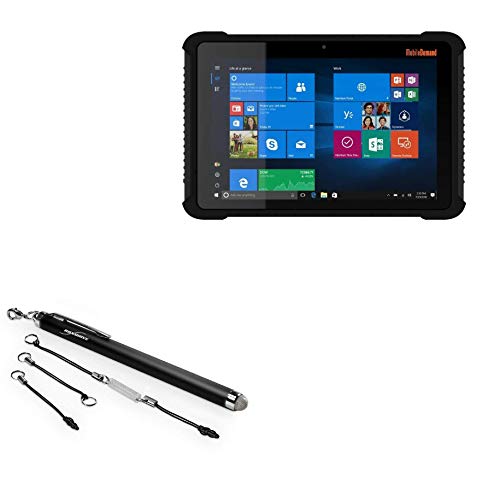 Stylus-Eingabestift für MobileDemand xTablet T1550 (Stylus Pen von BoxWave) – EverTouch kapazitiver Stylus, Faserspitze kapazitiver Stylus Pen für MobileDemand xTablet T1550 – Tiefschwarz von BoxWave