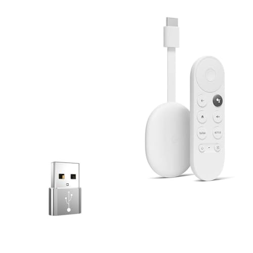BoxWave Adapter kompatibel mit Google Chromecast mit TV – USB-A auf C PortChanger (5er-Pack), Typ-C-OTG-Konvertierung, Ladedatenadapter, Metallic-Silber von BoxWave