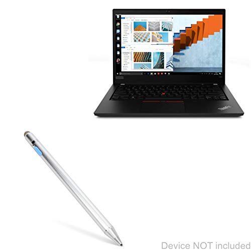 BoxWave Eingabestift für Lenovo ThinkPad T490 mit Touchscreen (14 Zoll), Stylus Pen von BoxWave, AccuPoint Active Stylus, elektronischer Eingabestift mit ultrafeiner Spitze, Metallic-Silber von BoxWave