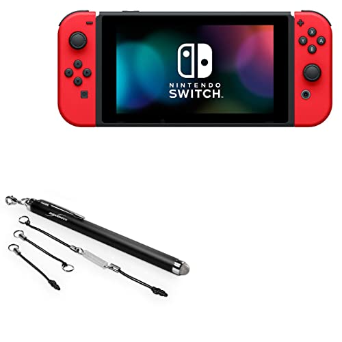 BoxWave Eingabestift für Nintendo Switch (Stylus Pen von BoxWave), kapazitiver EverTouch Eingabestift, kapazitiver Faserspitze, Tiefschwarz von BoxWave