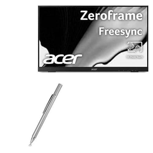 BoxWave Eingabestift kompatibel mit Acer Monitor UT222Q bmip 54,6 cm (21,5 Zoll) – FineTouch kapazitiver Stylus, super präziser Eingabestift, Metallic-Silber von BoxWave