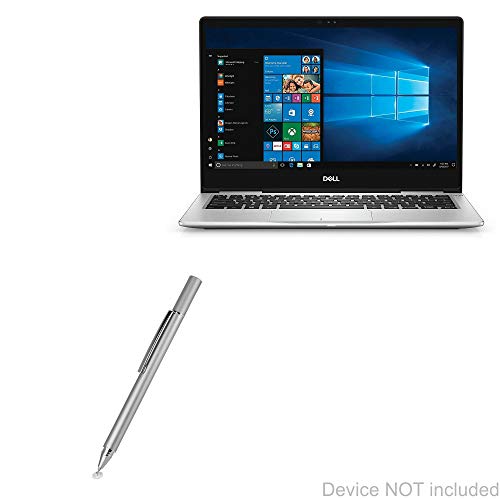 BoxWave Eingabestift kompatibel mit Dell Inspiron 13 7000 2-in-1 (13,3 Zoll) (Eingabestift von BoxWave) - FineTouch kapazitiver Stylus, super präziser Eingabestift - Metallic Silber von BoxWave