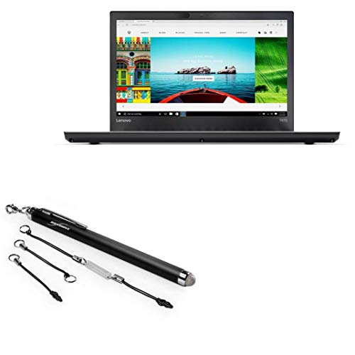 BoxWave Eingabestift kompatibel mit Lenovo ThinkPad T470 – EverTouch kapazitiver Stylus, kapazitiver Eingabestift mit Faserspitze für Lenovo ThinkPad T470 – Tiefschwarz von BoxWave