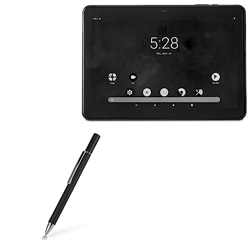 BoxWave Eingabestift kompatibel mit ONN Tablet (10,1 Zoll) – FineTouch kapazitiver Stylus, super präziser Eingabestift für ONN Tablet (10,1 Zoll) – Tiefschwarz von BoxWave