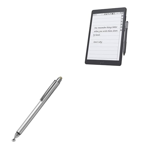 BoxWave Stylus-Eingabestift für Geniatech KloudNote, kapazitiver DualTip Stylus, Faserspitze, kapazitiver Eingabestift für Geniatech KloudNote, Metallic Silber BoxWave Stylus-Eingabestift für Geniatech KloudNote, kapazitiver DualTip Stylus, Faserspitze, kapazitiver Eingabestift für Geniatech KloudNote, Metallic Silber von BoxWave
