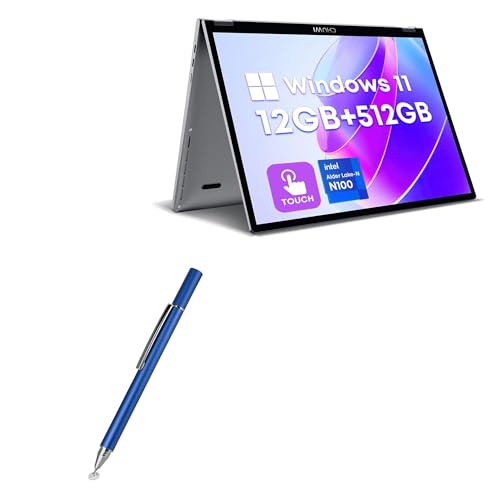 BoxWave Stylus Pen Kompatibel mit Chuwi MiniBook X N100 2-in-1 Touchscreen Laptop (10,5 Zoll) - FineTouch Kapazitiver Stylus, Super Präziser Stylus Pen - Lunar Blue von BoxWave