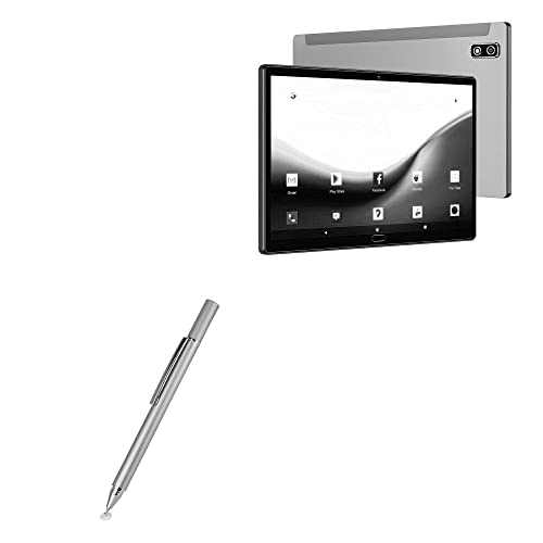 BoxWave Stylus Pen Kompatibel mit MEIZE Tablet Android 11 K118 (10,1 Zoll) - FineTouch Kapazitiver Stylus, Super Präziser Stylus Pen - Metallic Silber von BoxWave