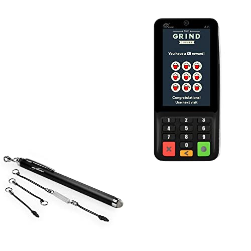 BoxWave Stylus Pen Kompatibel mit Pax A35 - EverTouch Kapazitiver Stylus, Faserspitze Kapazitiver Stylus Pen - Jet Black BoxWave Stylus Pen Kompatibel mit Pax A35 - EverTouch Kapazitiver Stylus, Faserspitze Kapazitiver Stylus Pen - Jet Black von BoxWave