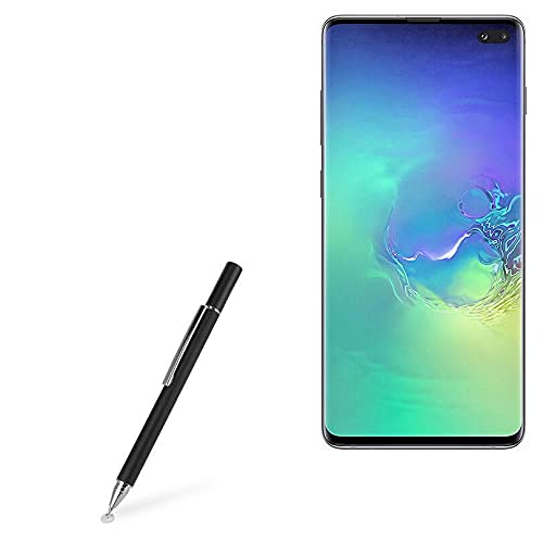 BoxWave Stylus Pen Kompatibel mit Samsung Galaxy S10 Plus - FineTouch Kapazitiver Stylus, Super Präziser Eingabestift für Samsung Galaxy S10 Plus - Tiefschwarz von BoxWave