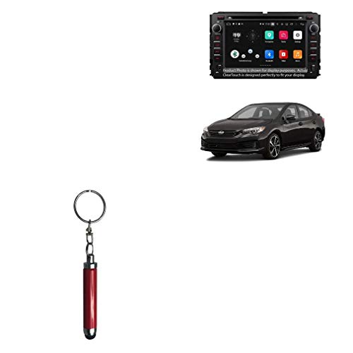 BoxWave Stylus Pen Kompatibel mit Subaru 2021 Impreza Display (8 Zoll) - Bullet kapazitiver Stylus, Mini Stylus Pen mit Schlüsselringschlaufe - Rubinrot von BoxWave