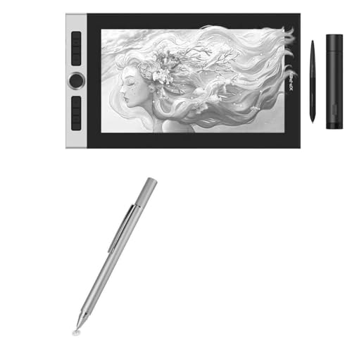 BoxWave Stylus Pen Kompatibel mit XP-Pen Innovator 16 - FineTouch Kapazitiver Stylus, Super Präziser Stylus Pen - Metallic Silber von BoxWave