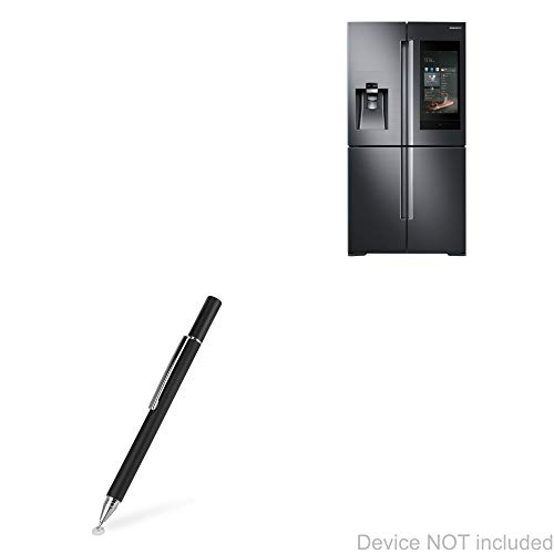 BoxWave Stylus Pen für Samsung Family Hub Kühlschrank mit AKG-Lautsprecher (Stylus-Eingabestift von BoxWave), kapazitiver FineTouch Eingabestift, super präziser Eingabestift, Tiefschwarz von BoxWave