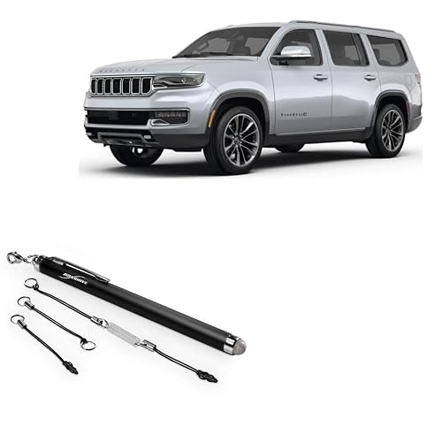 BoxWave Stylus Pen kompatibel mit Jeep 2022 Wagoneer Rear Entertainment Display (10,1 Zoll) – EverTouch kapazitiver Stylus, Faserspitze kapazitiver Stylus Pen – Tiefschwarz von BoxWave