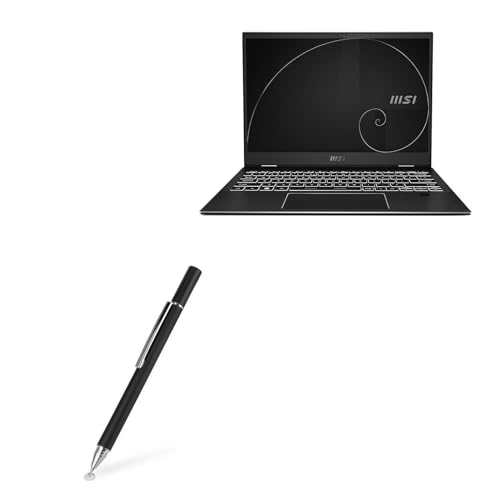 BoxWave Stylus Pen kompatibel mit MSI Summit E13FlipEvo A12MT-026 (13,4 Zoll) - FineTouch kapazitiver Stylus, super präziser Eingabestift - Tiefschwarz von BoxWave