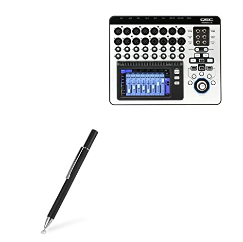 BoxWave Stylus Pen kompatibel mit QSC TouchMix - 16 (Stylus Pen by BoxWave) - FineTouch kapazitiver Stylus, super präziser Stylus Pen für QSC TouchMix - 16 - Pechschwarz von BoxWave