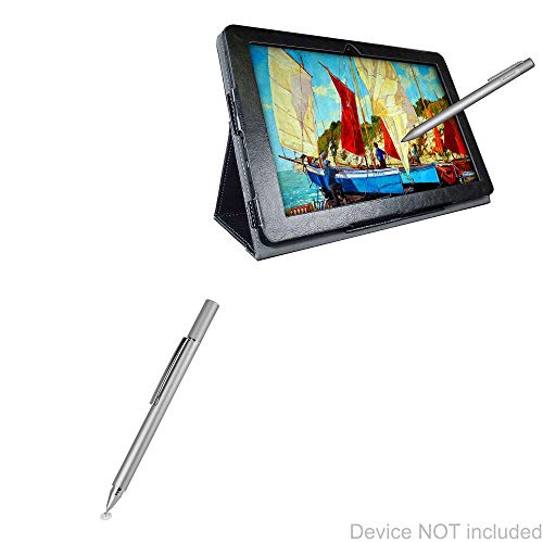BoxWave Stylus Pen Kompatibel mit Simbans PicassoTab 10 - FineTouch Kapazitiver Stylus, Super Präziser Stylus Pen für Simbans PicassoTab 10 - Metallic Silber von BoxWave