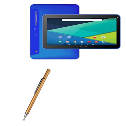 Visual Land Prestige Elite 10QL Eingabestift, BoxWave [FineTouch Kapazitiver Stylus] Super präziser Stylus Pen für Visual Land Prestige Elite 10QL – Champagner-Gold von BoxWave