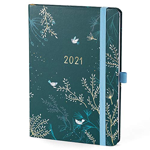 (auf Italienisch) Boxclever Press Everyday A5 Kalender 2021. Wochenplaner mit vertikalem Layout. Familienplaner 2021 von Jan.-Dez. ’21 für Ziele & große Projekte mit Seitenreitern, Tasche und mehr. von Boxclever Press