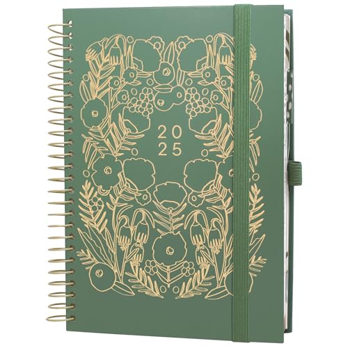 Boxclever Press Lebensplaner Kalender 2025 Buchkalender. Terminplaner 2025 A5 mit Einkaufslisten & Stickern. Kalender 2025 Familienplaner ab sofort nutzbar bis Dez’25. Planer 2025 für alle Ihre Pläne. von Boxclever Press