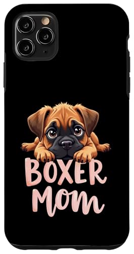 Boxer Mama Hund Boxer Hund Mama Cute Puppy Hülle für iPhone 11 Pro Max von Boxer Dog Fun Designs